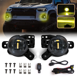 Đèn sương trước đôi, đèn sương <span class=keywords><strong>LED</strong></span> DRL, đèn giao thông ban ngày Chevrolet Colorado 2023 2024 <span class=keywords><strong>LED</strong></span> bóng đèn trắng - Product Image 1