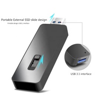 Kingdian-disque dur externe SSD, Usb 3.0, haute vitesse, capacité de 256 go, 512 go, 1 to, pour ordinateur de bureau/Portable
