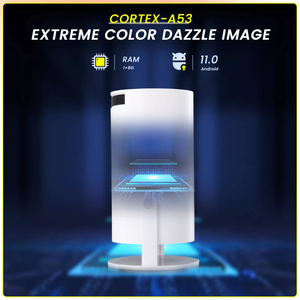 Proyector Dazzler HY300 con <span class=keywords><strong>WiFi</strong></span> 5G y <span class=keywords><strong>Bluetooth</strong></span> Pantalla de 300 "Soporte 4K Home Theater, Compatible con teléfono/computadora portátil/TV Stick - Product Image 6