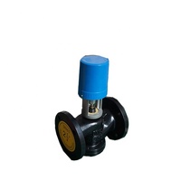 Winvall 2 Way 0 ~ 10v katup flens modulator 24VAC katup bola dunia aktuator elektrik dua arah katup besi cor