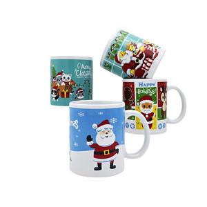 Tazas de Cerámica Redondas con Asa, Color Sólido, para Promociones - Product Image 3