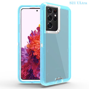 Custodia trasparente per <span class=keywords><strong>Samsung</strong></span> <span class=keywords><strong>S21</strong></span> custodia antiurto robusta Ultra resistente per Galaxy <span class=keywords><strong>S21</strong></span> Ultra - Product Image 3