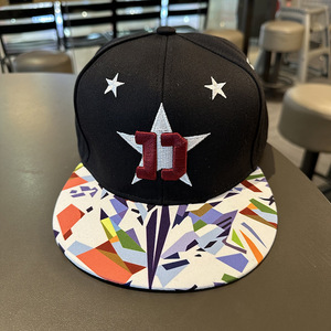 Nuovo Cappello alla Moda con Visiera Stampata, Ricamo 3D, Snapback Hip Hop Y2K a 6 Pannelli con Visiera Piatta - Product Image 4