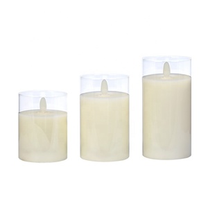 Bougies <span class=keywords><strong>flamme</strong></span> à piles, <span class=keywords><strong>avec</strong></span> minuterie, vente en gros, 12 pièces - Product Image 3