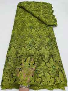 <span class=keywords><strong>Dentelle</strong></span> africaine soluble dans l'eau de haute qualité, <span class=keywords><strong>dentelle</strong></span> française écologique avec strass pour vêtements et fêtes, commande minimum de 5 yards - Product Image 2