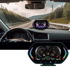 C3 Navigation Mirror HUD Car Head up Display with OBD2 HD GPS