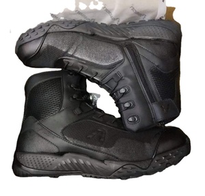 SF30 Customized Outdoor Camping Sports <b>Hiking</b> Shoes Black Khaki Asiaon a Marks 6 Inches Ankle <b>Boots</b> - Product Image 1
