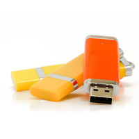 USB Flash Drive Logam Promosi Kustom Berkualitas Tinggi Kapasitas 1GB/64GB Antarmuka USB 2.0 Garansi Baru 5 Tahun CE FCC ROHS Flash