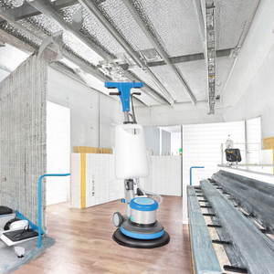 Máy vệ sinh thảm và làm mới gạch lát sàn điện, có bàn chải cứng và mềm, đi sau, công suất 1100W, dùng để quét sàn - Product Image 5