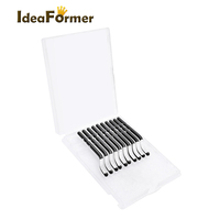 Kit d'outils de découpe pour modèles imprimés en 3D avec grattoir et 10 couteaux de précision, lame entièrement convertible