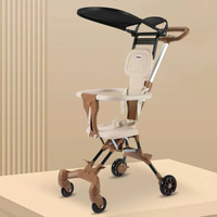 Poussette 4 roues pliable légère et écologique pour enfants/sécurité bébé poussette pour enfants