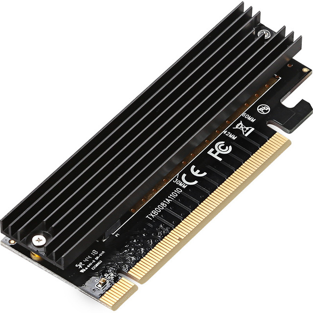 M. 2 Adapter Cards PCIE3.0 Computer High-speed Expansion Card X16 Solid-state Drive NVME Adapter Card