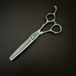 Ciseaux professionnels pour cheveux fins de 6 pouces, lame tranchante en acier inoxydable, manche long, pour droitiers, pour une coupe de précision et - Product Image 2