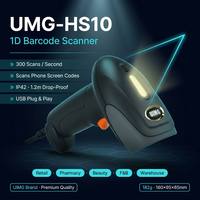Lecteur de codes-barres 1D CMOS USB portable UIMG HS10 certifié ROHS, économique, Plug and Play pour les points de vente de pharmacies