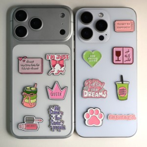 Adesivo per Telefono in Smalto Personalizzato alla Moda 2026 |   Design con citazione di <span class=keywords><strong>Queen</strong></span>/Dream |   Spilla Decorativa Personalizzabile a Tema Arabo, Pronta per la Produzione - Product Image 1