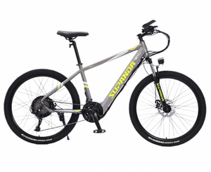 จักรยานไฟฟ้าใหม่ขนาด 24 นิ้ว ระบบขับเคลื่อนกลาง แบตเตอรี่ลิเธียม 48V 9 สปีด สำหรับขับขี่ออฟโรด ระยะทาง 60 กม. - Product Image 1