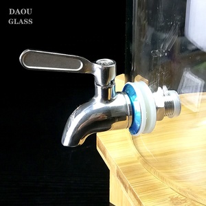 Secchio per <span class=keywords><strong>vino</strong></span> in vetro resistente al calore da 10 litri, barile di fermentazione enzimatica, <span class=keywords><strong>bicchiere</strong></span> da tè in bambù - Product Image 5