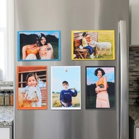 Manyetik Fotoğraf Çantası Buzdolabı için Renkli Manyetik Fotoğraf Çerçevesi DIY Resim Tutucu