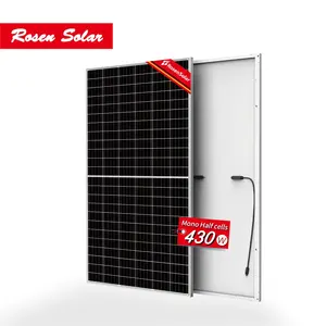 Manufacturer Solar Panel 430W Half Cell PV Panels OEM Price