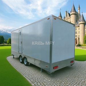 Remorque de toilettes mobiles de luxe pour personnes à mobilité réduite, pour camping, avec double porte - Product Image 3