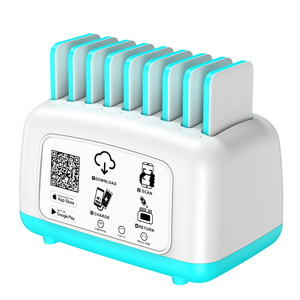 Trạm Sạc Điện Thoại Di Động Chia Sẻ Công Cộng Có Tủ Khóa/Trạm Sạc Quảng Cáo Hệ Thống Thanh Toán Mã QR - Product Image 4