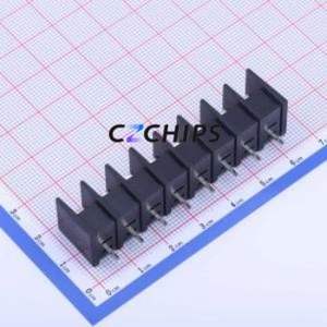KF25S-7.62-8P Barrier Terminal Block Through hole Component (THT),P=7.62mm Connector Two Sides 7.62mm 1x8P Straight Pin - Product Image 2