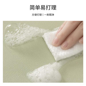 Tapete de drenaje rectangular antideslizante de PVC absorbente para fregadero de cocina, estilo cremoso, sin necesidad de lavado, para grifo de baño - Product Image 4