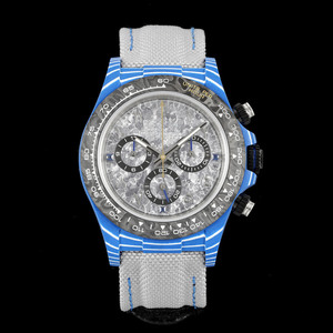 Exquisito Reloj <span class=keywords><strong>de</strong></span> Pulsera <span class=keywords><strong>de</strong></span> Carbono NTPT, Cronógrafo Redondo con Meteorito, Esqueleto Automático, Reloj Deportivo para Hombre - Product Image 1