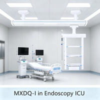 LISEN MXDQ-I Suspension médicale motorisée intégrée pour plafond, pour blocs opératoires et soins intensifs, avec fonction sec/humide, pour usage hospitalier