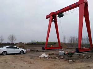 Grue à portique à poutre simple à haute efficacité et à contrôle précis pour les usines/entrepôts - Product Image 2