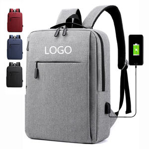 Sac à dos de voyage unisexe antivol personnalisé avec logo, multi-fonctions, en polyester, pour ordinateur portable, avec fermeture éclair - Product Image 2