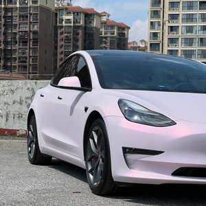 Satin Kim Loại Thay Đổi Màu Hồng Pet Xe Vinyl Bọc Phim Sticker Tự Dính Vinyl Không Khí Bong Bóng Tự Động Tự Làm Phụ Kiện Trang Trí - Product Image 3