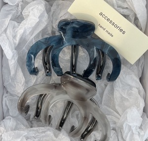 Pince à <span class=keywords><strong>cheveux</strong></span> haut de gamme en acétate et métal pour femme, élégante grande pince requin pour coiffure chignon <span class=keywords><strong>cheveux</strong></span> épais - Product Image 3