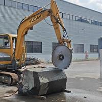 YS-05SS lame de scie fonction de fonctionnement bidirectionnel travaux routiers béton roche coupe scie pelle pour pelle