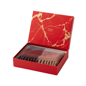 Biểu Tượng Tùy Chỉnh Lớp Phủ UV Dập Nổi Cứng Nhắc Hộp Các Tông Hình Chữ Nhật Hộp Quà Tặng Có Nắp Đậy Sang Trọng Khăn Choàng Gói Cho Chiếc Khăn Vật Liệu Tái Chế - Product Image 4