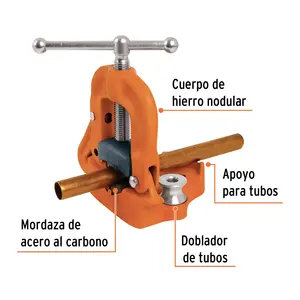 Prensa de yugo para dobladoras de tubos hidráulicos de cuerpo de hierro nodular para tubería de 2' - Product Image 1