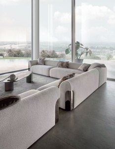 Sofá de Tela Reclinable de Una Plaza <span class=keywords><strong>Lun</strong></span> En Longji, Sofá de Esquina Moderno y Minimalista Italiano de Lujo para Sala de Estar - Product Image 3