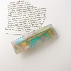Acetate Rectangle Hair Clip Colorful Vintage Barrette Nonslip Hair <b>Accessory</b> for Daily Party <b>Wedding</b> - Product Image 6