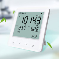 Termómetro Digital, Higrómetro, Medidor de Presión Atmosférica, Monitor de Temperatura y Humedad