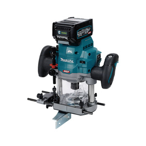 Fresadora de Madera Makita 40V XGT, Herramienta Eléctrica Recargable de Grado Industrial sin Escobillas para Ranurado, Recorte y Grabado - Product Image 3