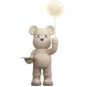 Ours de luxe écologique fait à la main résine meuble TV et canapé décoration de sol cadeau d'affaires mobile résine artisanat produit - Product Image 4