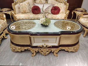 Juego de Muebles de Sofá de Lujo de Madera Maciza Moderno para Sala de Estar con Decoración Antigua y Precio Competitivo de Venta Directa de Fábrica - Product Image 5