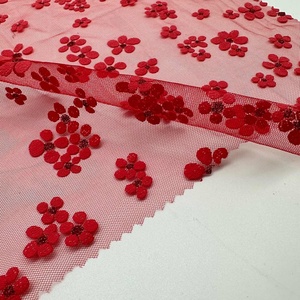 Ưa Thích 100% Nylon Phun In Vải Tuyn Hoa Cưới Mô Hình In Vải Tuyn Lưới Vải Cho Ăn Mặc - Product Image 2