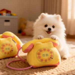 Giocattolo Interattivo Educativo per Cani a Forma di Telefono, Giocattolo di Peluche per Nascondere Cibo, Bestseller Coreano - Product Image 3