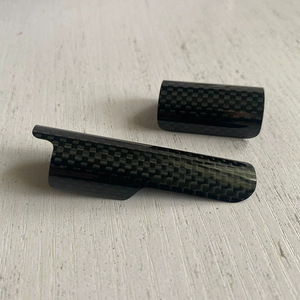 Almohadillas Protectoras de Pedalier para Bicicleta Xiaobu, Cubiertas Superiores e Inferiores de Fibra de Carbono para Bicicleta Plegable <span class=keywords><strong>Brompton</strong></span>, Hechas en Hefei - Product Image 2