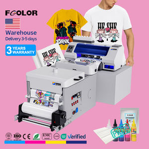 Impresora DTF FCOLOR de 7 Colores <span class=keywords><strong>para</strong></span> Cualquier Tejido, Impresora DTF A3 Dual Xp600 con Máquina de Polvo Agitador - Product Image 1