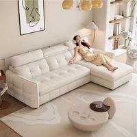 Nouveau canapé-lit moderne de luxe en forme de L canapé coulissant Come Bed Home canapé simple avec rangement pour meubles de salon