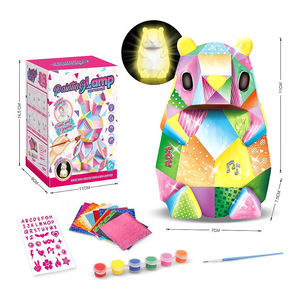 Kit de Veilleuses DIY à Peindre – 8 Animaux : Licorne, Lapin, Ours, Chat, Dinosaure, Paresseux, Astronaute, Éléphant – Cadeau pour Enfants - Product Image 4