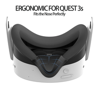 Coussinets de nez en silicone Blackout pour casques VR 2 et 3s – Améliore l'expérience de jeu – Fabriqué en Chine
