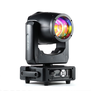 2 Peças Flight <span class=keywords><strong>Case</strong></span> 230W 7R Sharpy Beam Moving Head Light DMX512 LED E27 IP33 Ra90 Luzes de Palco para DJ, Boate e Bar - Product Image 2